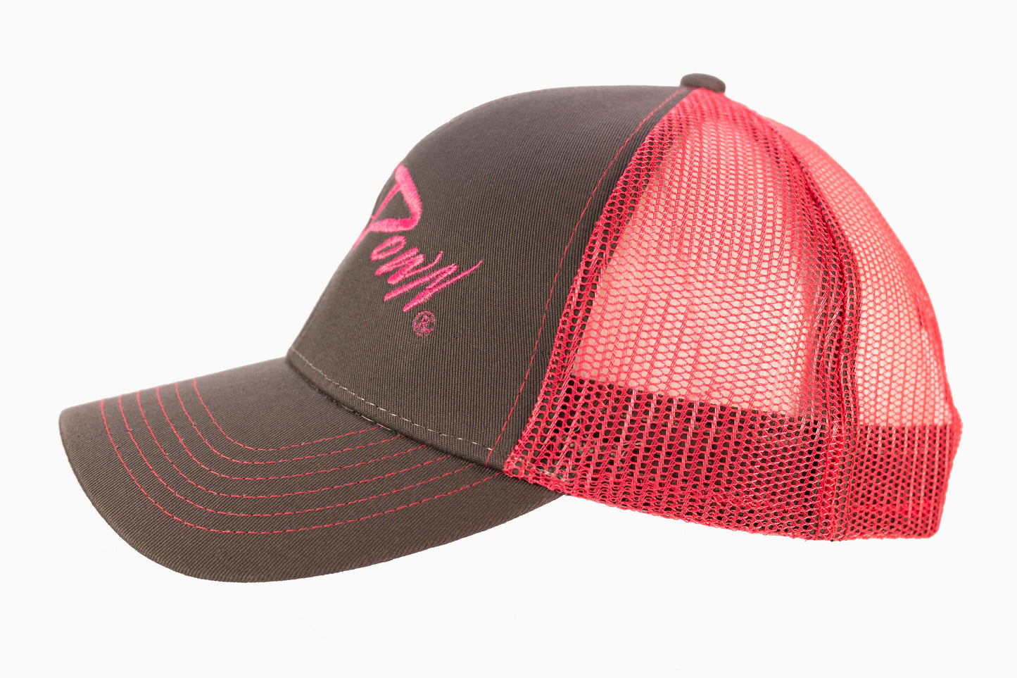 Pink on Grey ReelDown Hat
