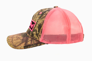 Pink Patch Camo Hat