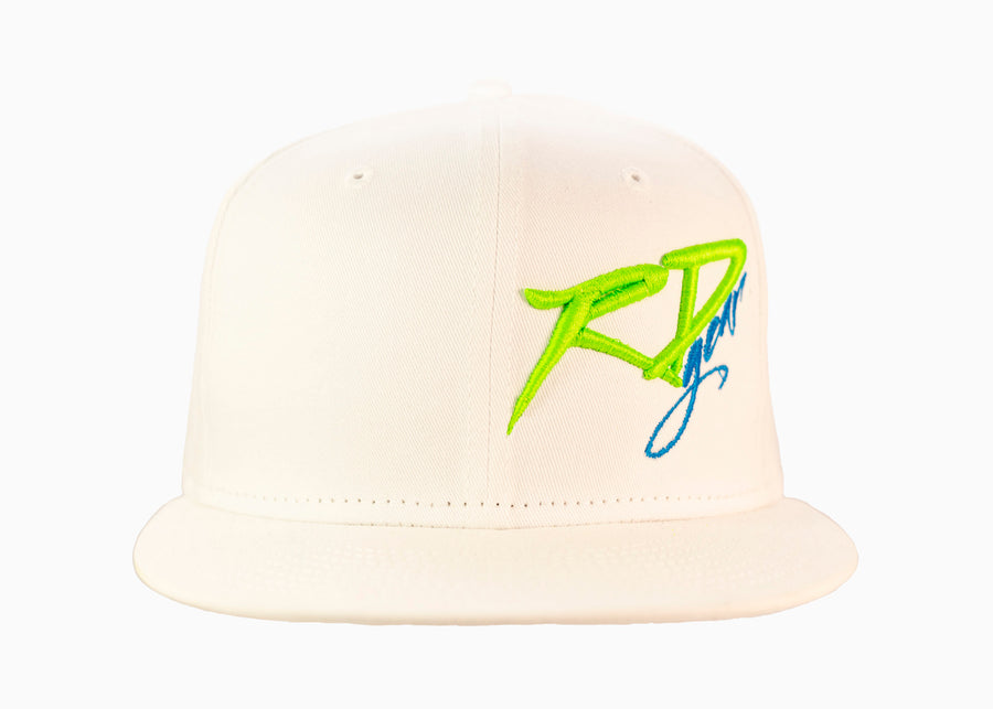 White RDGear FlatBill Hat