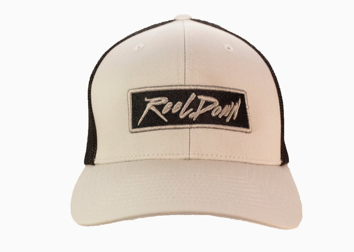 Light Grey on Black Patch Hat