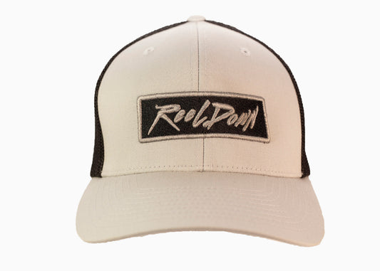 Light Grey on Black Patch Hat