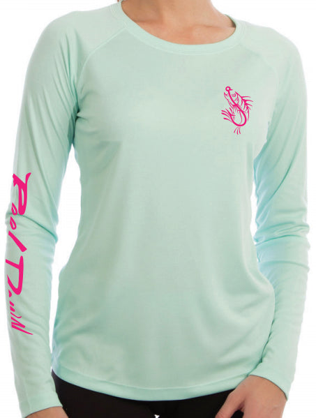 Ladies RD Mermaid Scoop Neck LS