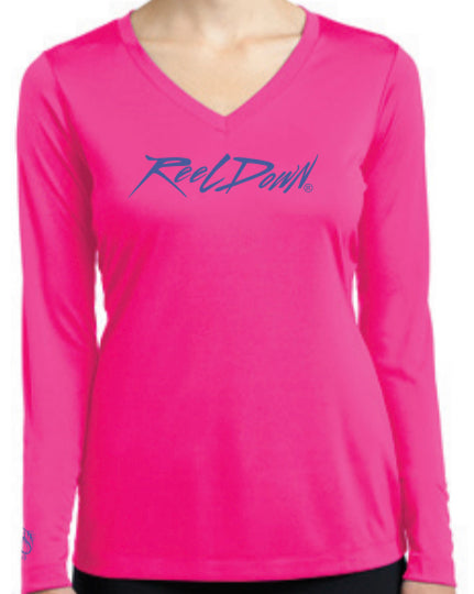 Ladies Compass V-Neck LS
