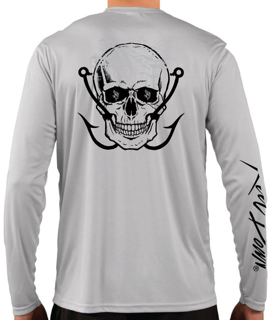 Men's Grey Skull Cross Hooks LS