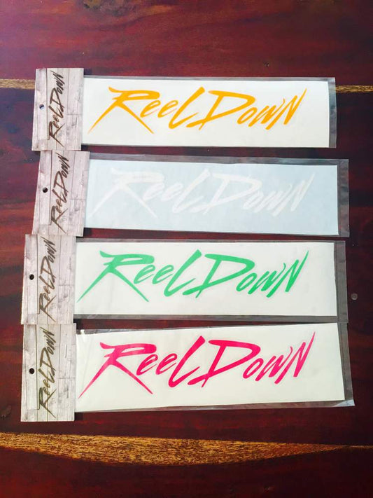 Reel Down Decals