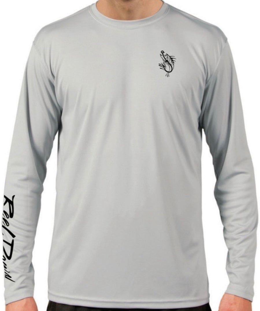 Men's LS Grey Lobster RD Gear Shirt